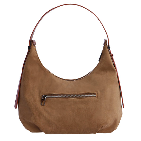 Bolso hombro camel don algodon
