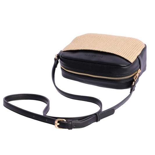 Bandolera natural negro don algodon