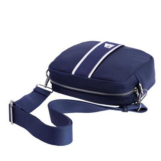 Bandolera nylon azul don algodon