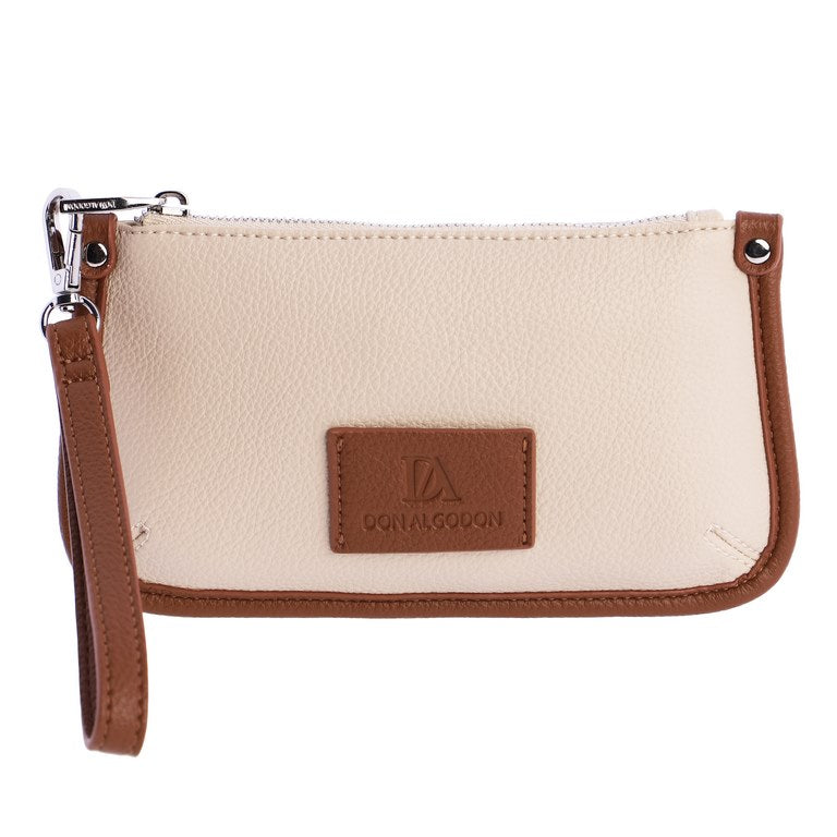 Bolso mano beige don algodon