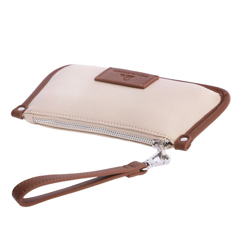 Bolso mano beige don algodon