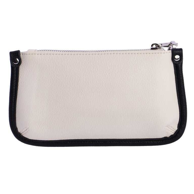 Bolso mano negro blanco don algodon