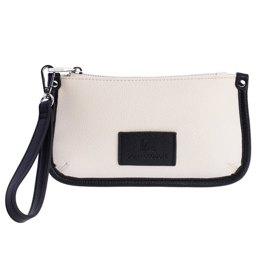 Bolso mano negro blanco don algodon