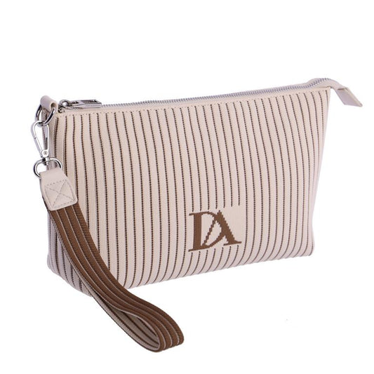 Bolso mano beige marrón don algodon