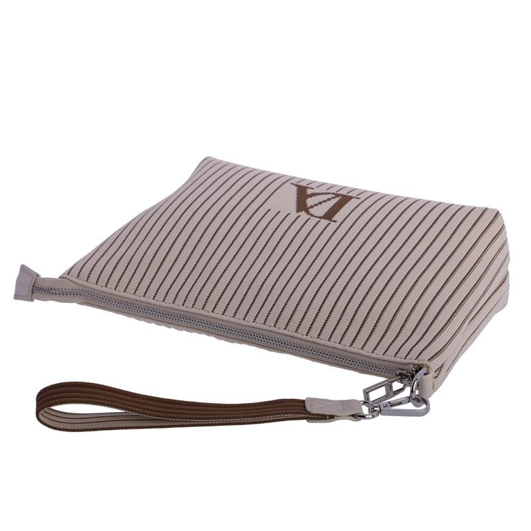 Bolso mano beige marrón don algodon