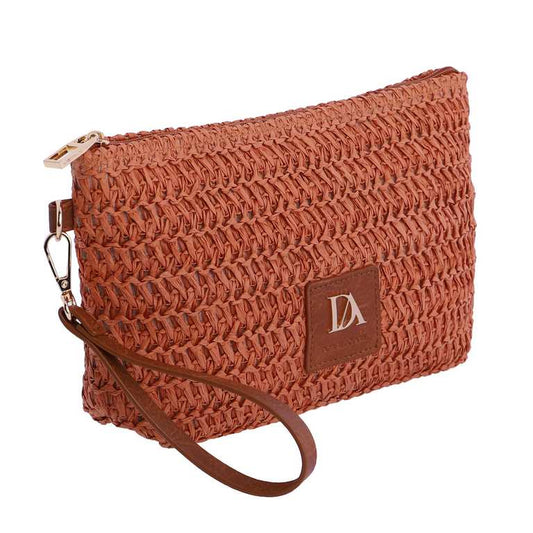 Bolso mano rafia naranja don algodon