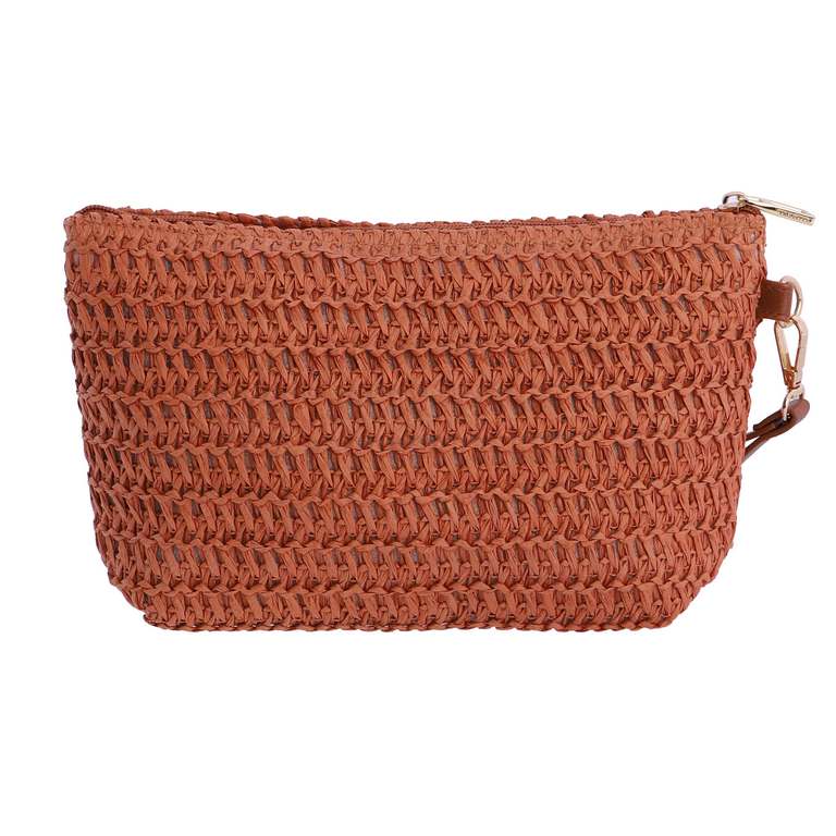 Bolso mano rafia naranja don algodon
