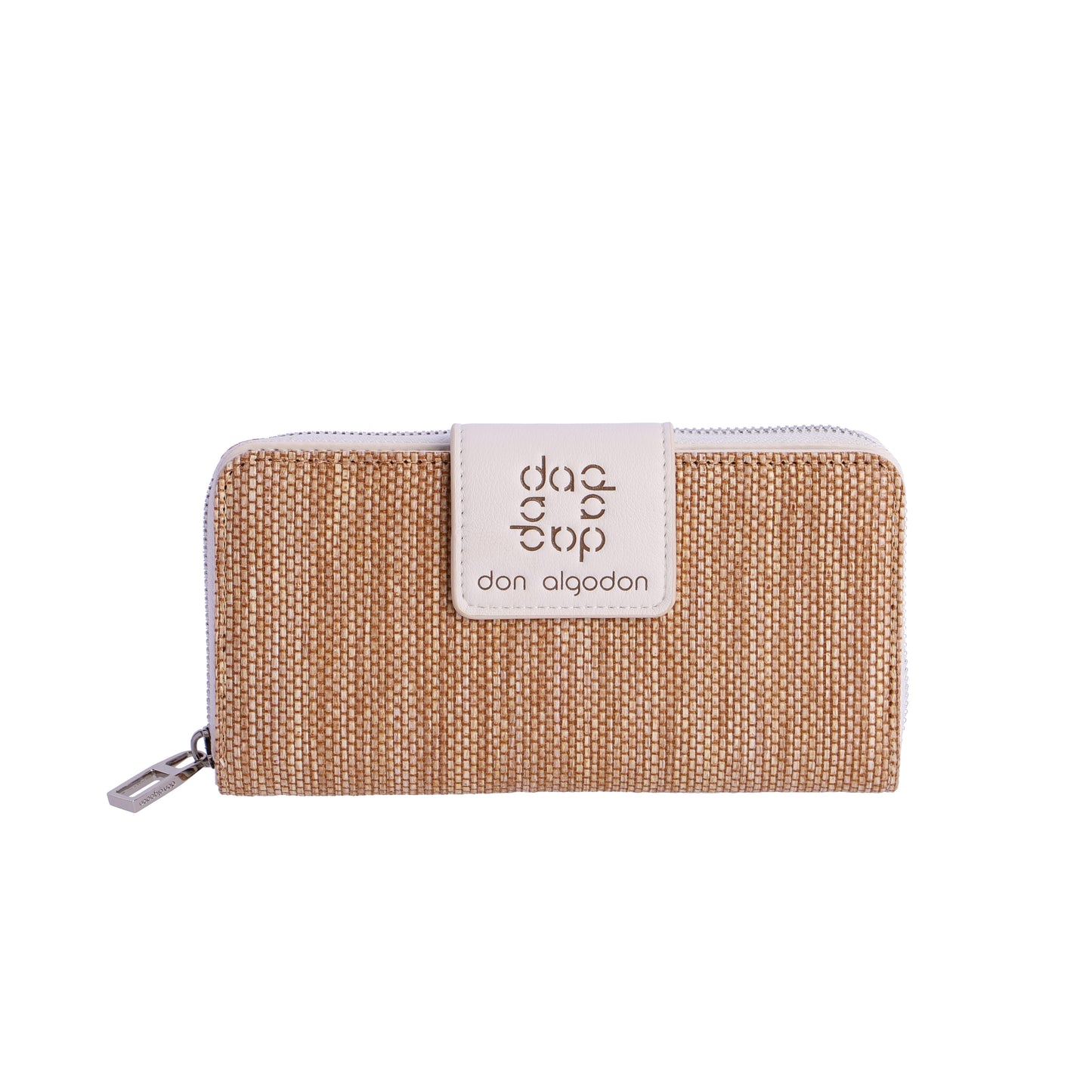 Cartera natural blanco don algodon