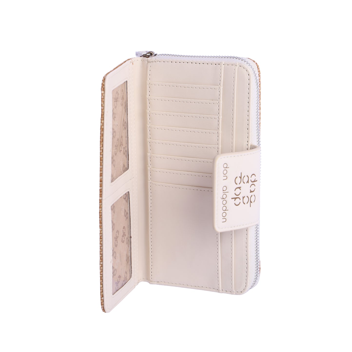 Cartera natural blanco don algodon