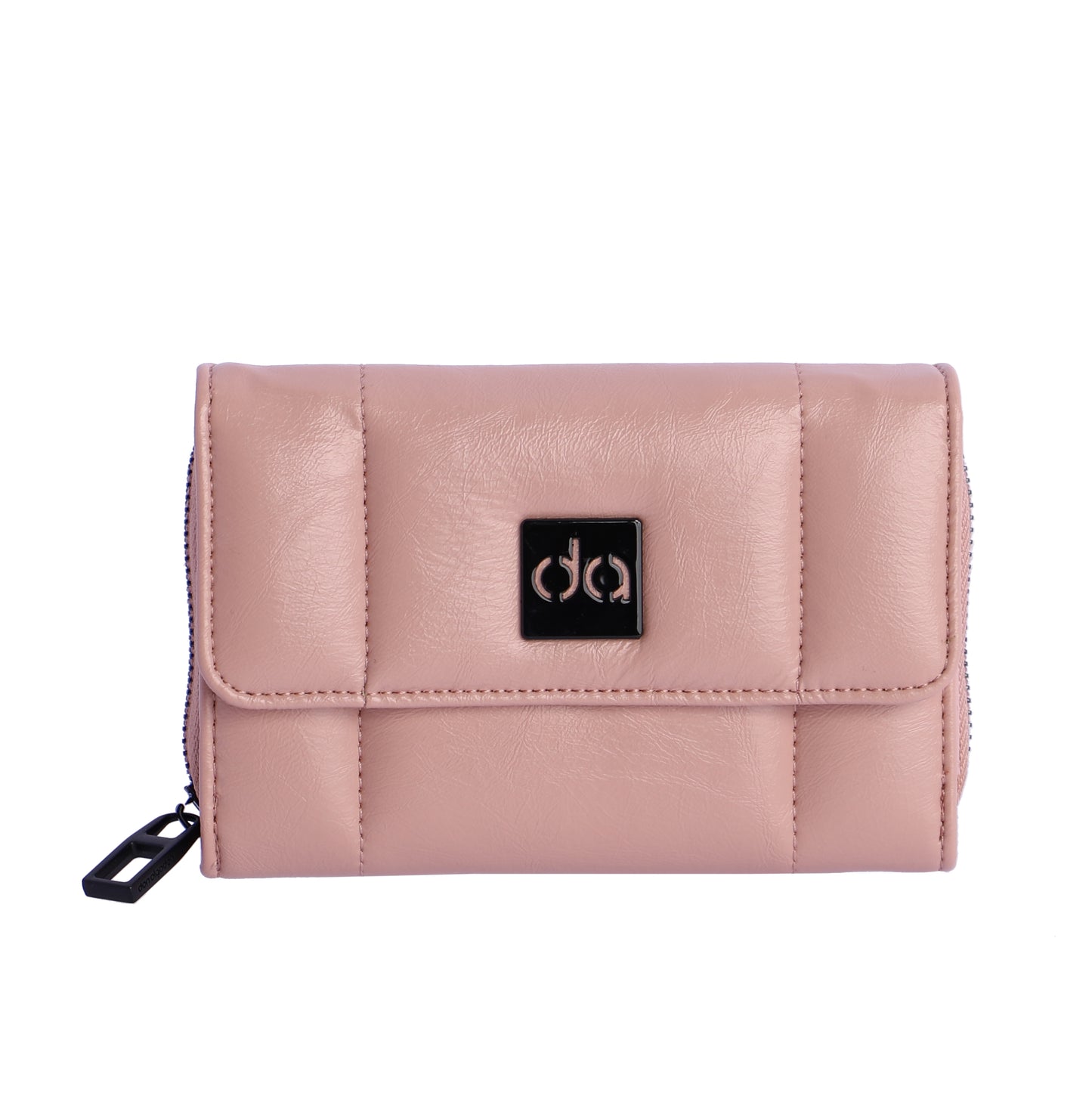 Cartera rosa empolvado don algodon