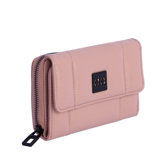 Cartera rosa empolvado don algodon