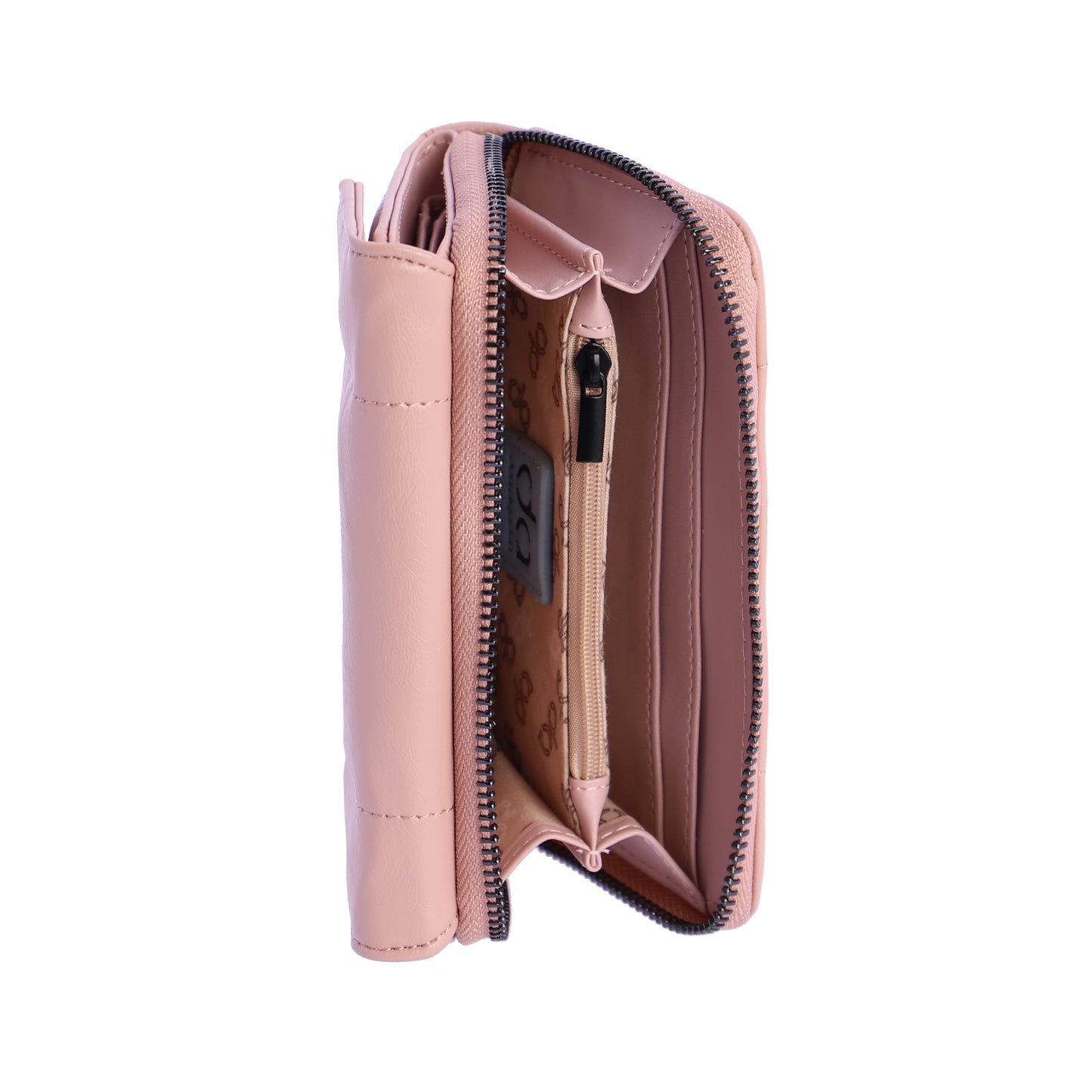 Cartera rosa empolvado don algodon