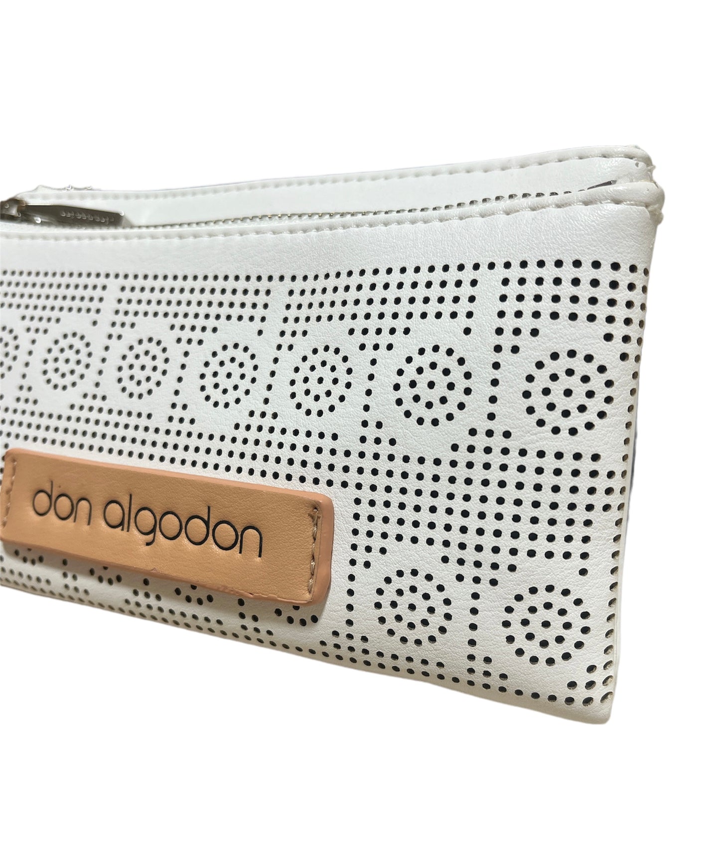 Cartera blanco don algodón