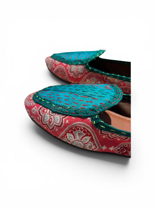 Calzado patchwork artesanal