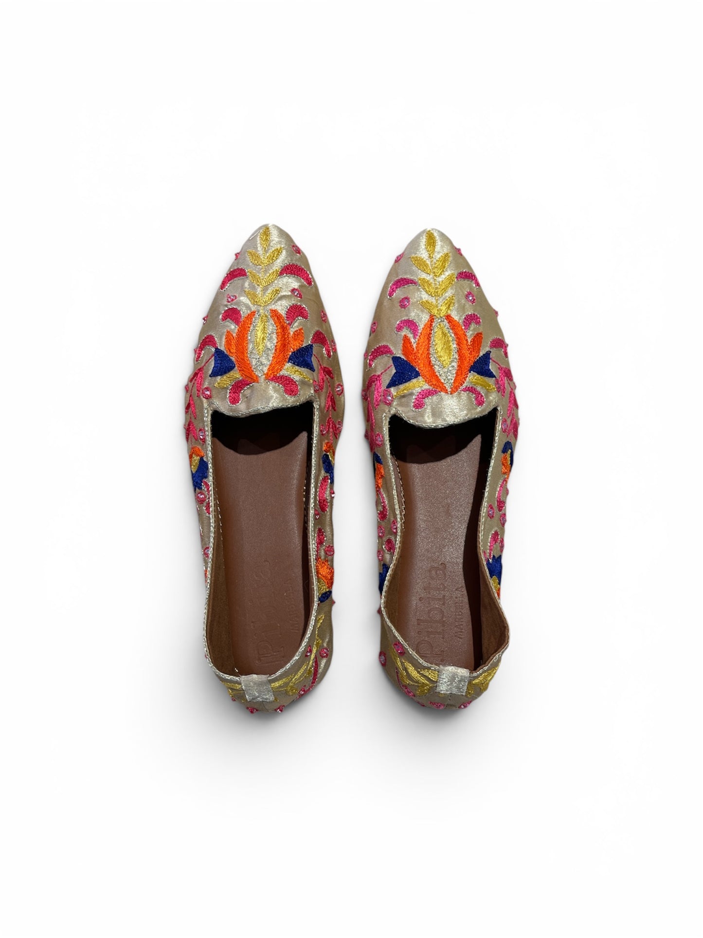 Bailarinas bordado multicolor