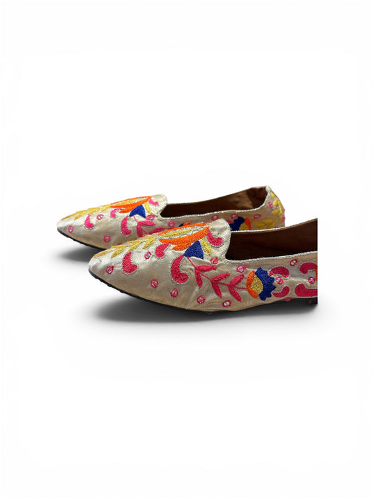 Bailarinas bordado multicolor