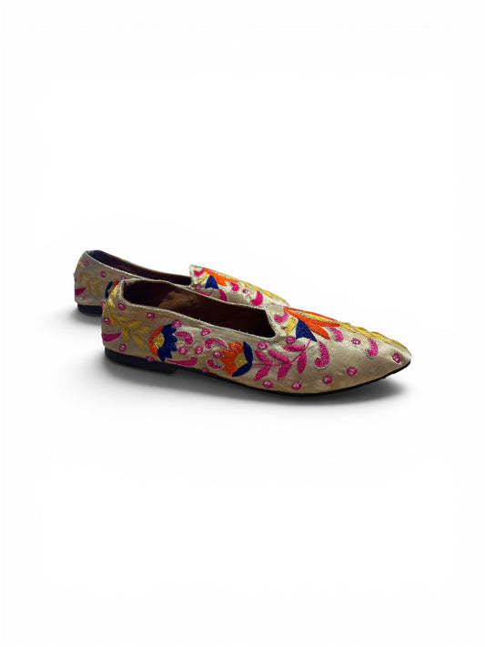 Bailarinas bordado multicolor