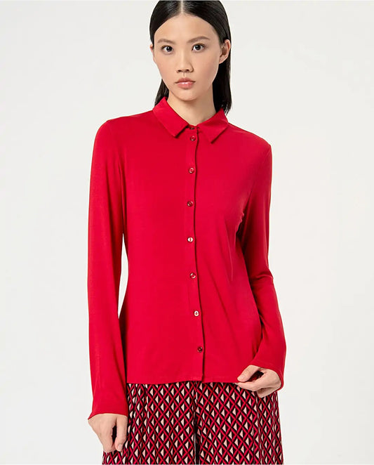 Camisa manga larga roja Surkana