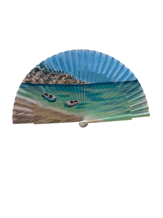 Abanico hecho a mano playa