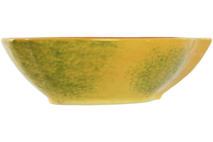 Bol gres papaya naranja