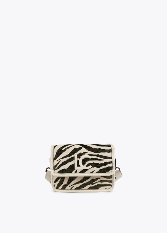 Bolso bandolera animal print solapa Lola Casademunt