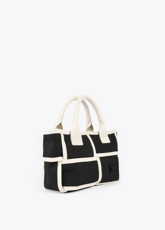 Bolso bandolera cuadrado negro Lola Casademunt