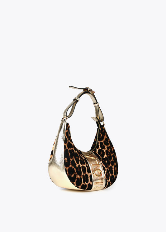 Bolso media luna animal print Lola Casademunt