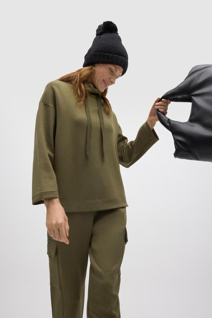 Sudadera kaki