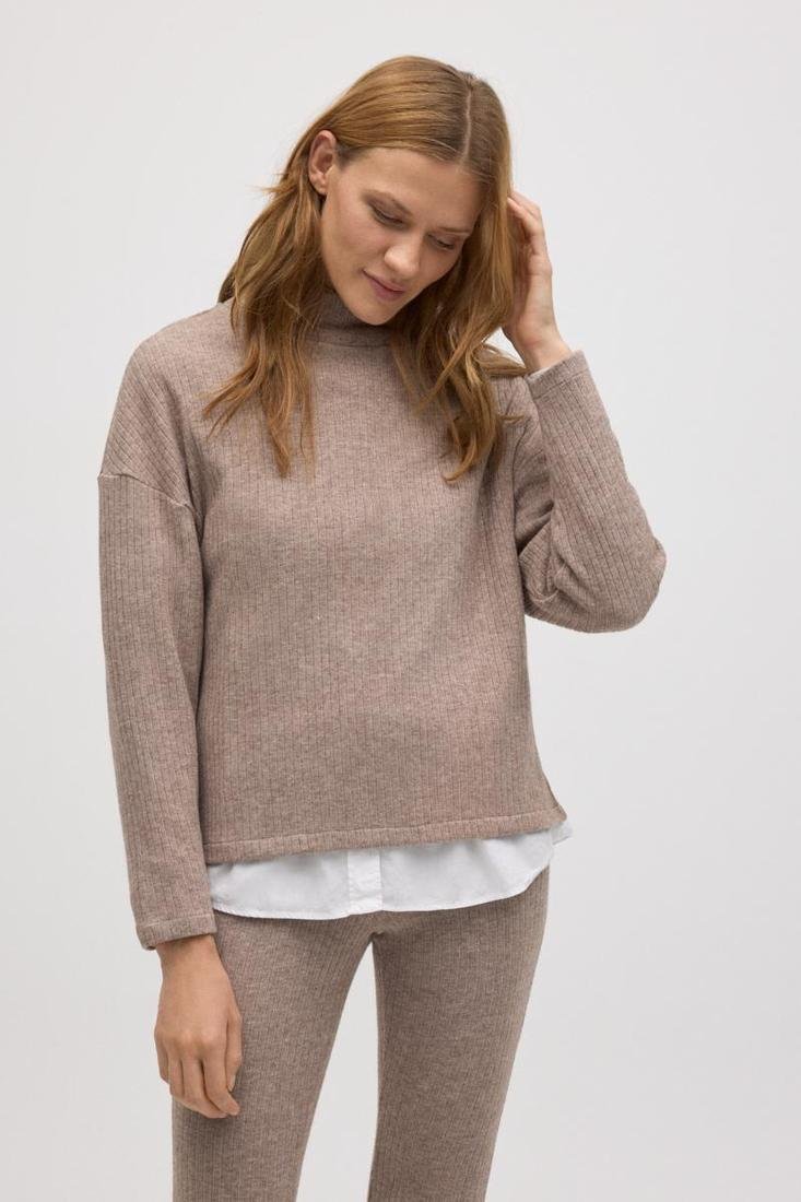 Sudadera taupé