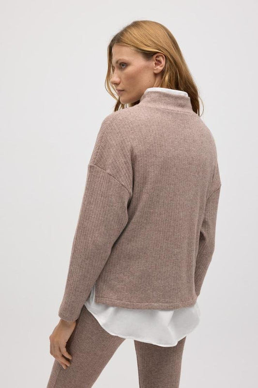 Sudadera taupé