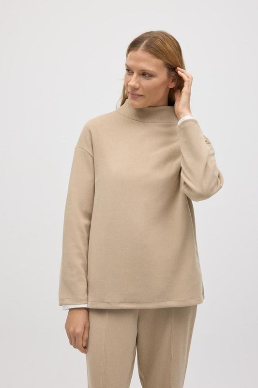 Sudadera color tostado