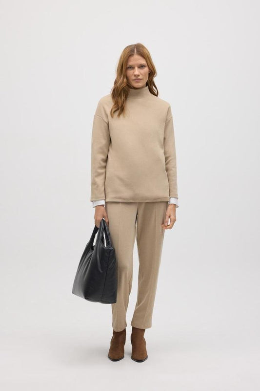 Sudadera color tostado