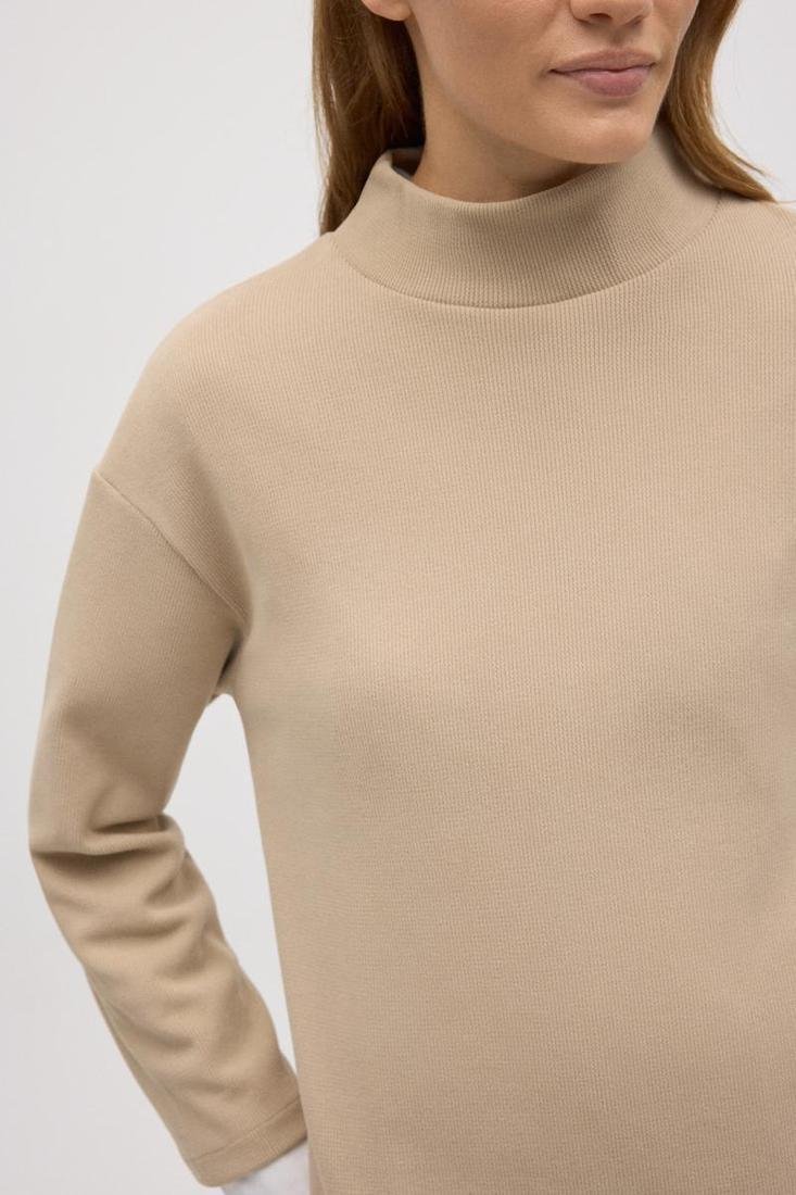 Sudadera color tostado