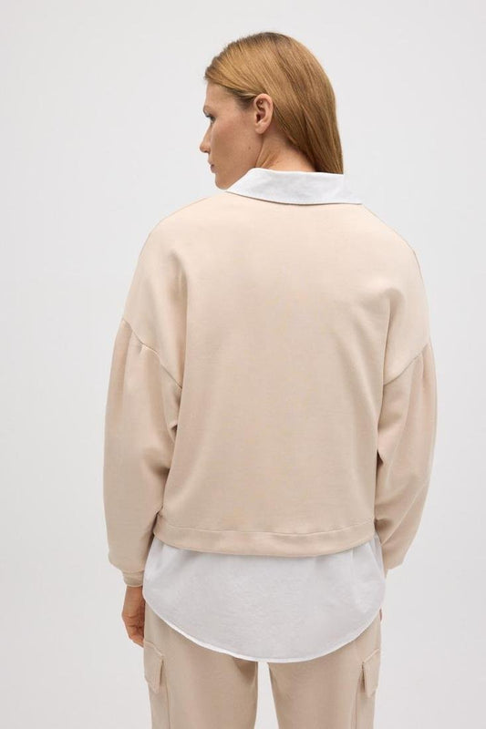 Sudadera beis