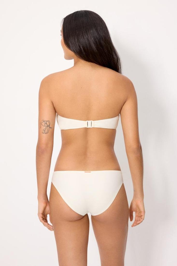 Bikini bandeau blanco